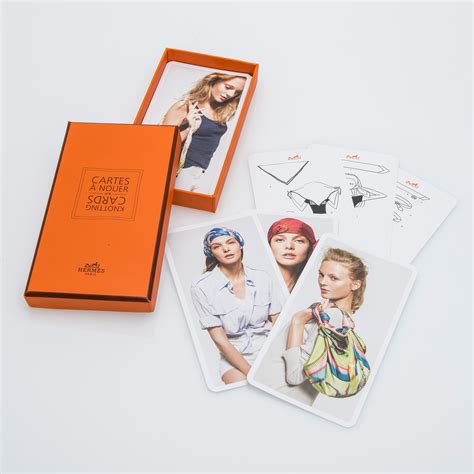 carte a nouer hermes|Hermes Knotting Cards .